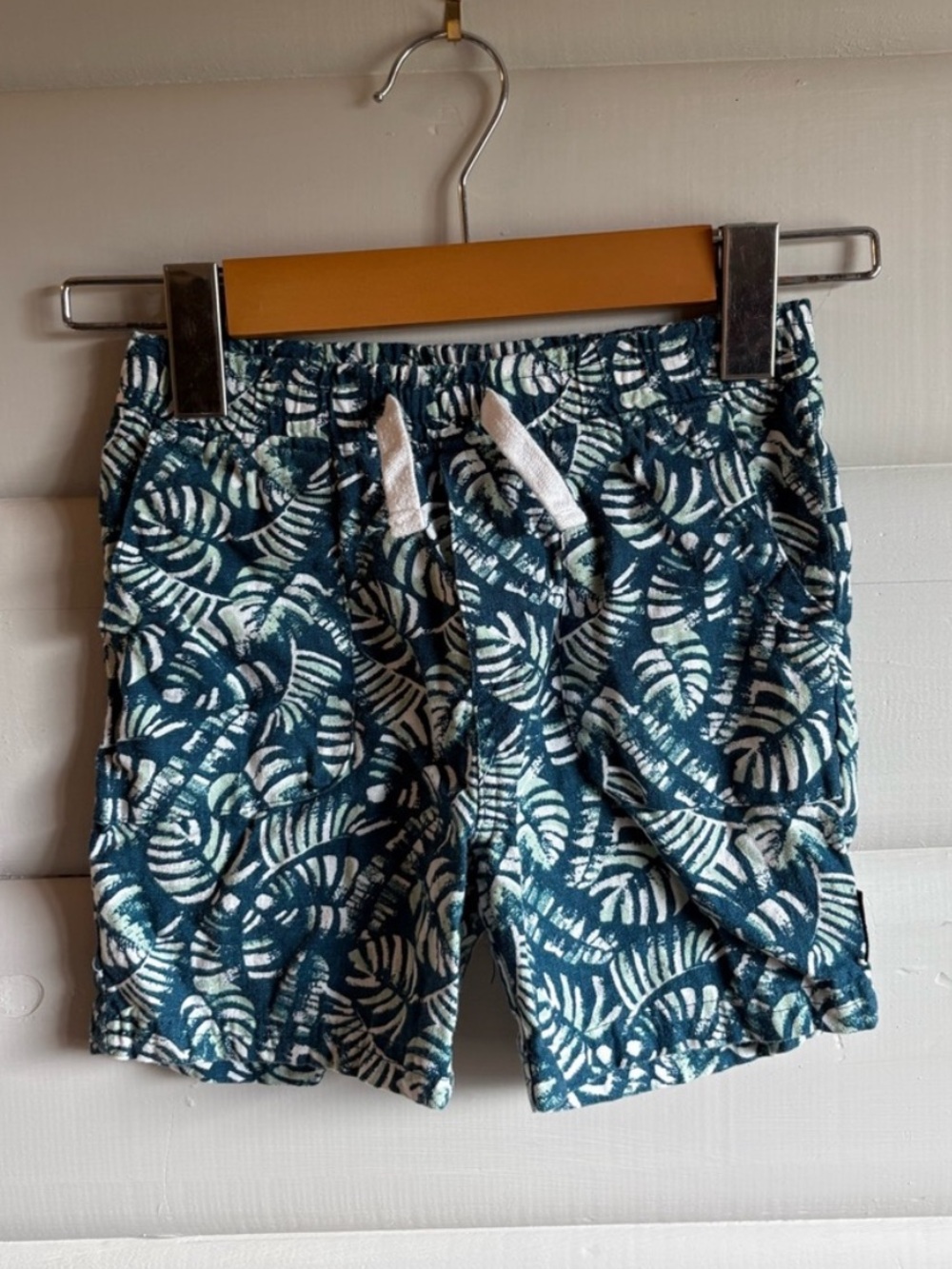 3/$25 Ben Sherman Linen Blend Boys Tropical Print Pull-On Shorts Size 5